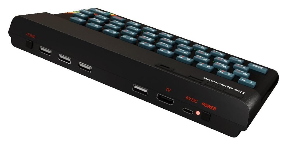 Retro Games Console Videogioco Ltd THE SPECTRUM Black