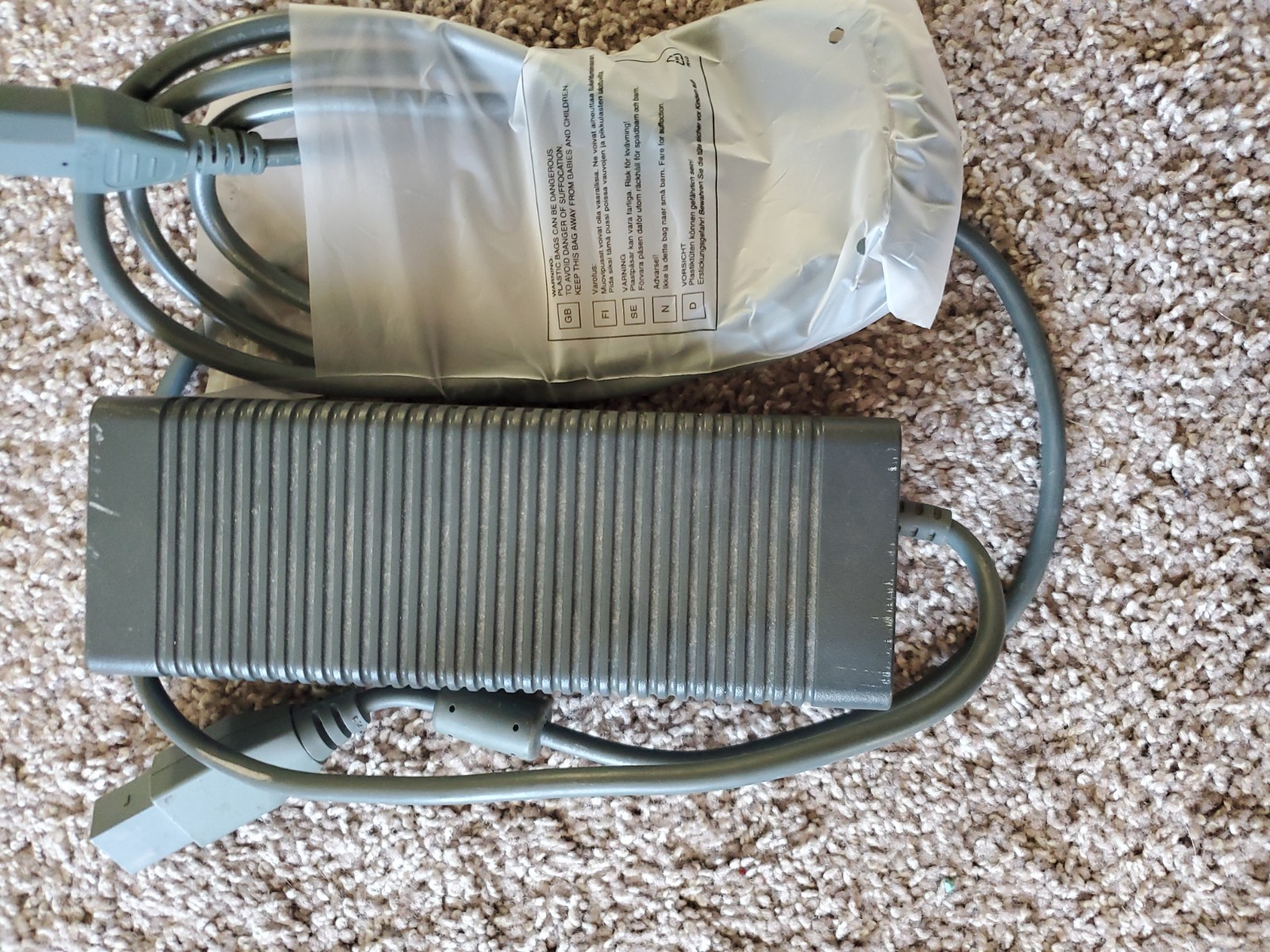 Genuine Microsoft Xbox 360 OEM AC Adapter Brick 175 watt version DPSN-168CBA