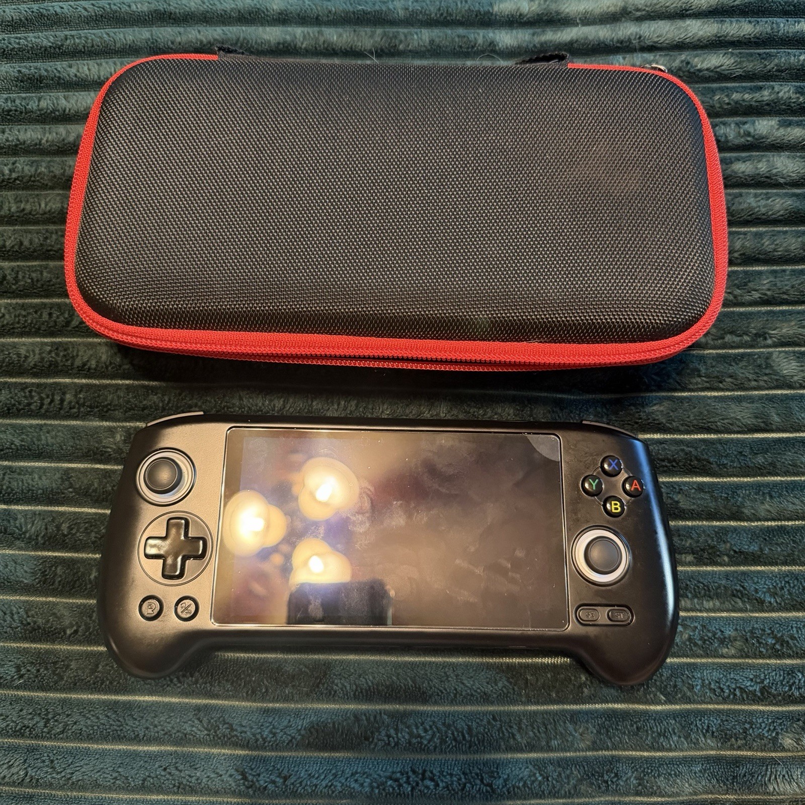 Anbernic RG556 Handheld Game Console Black With Hard Case