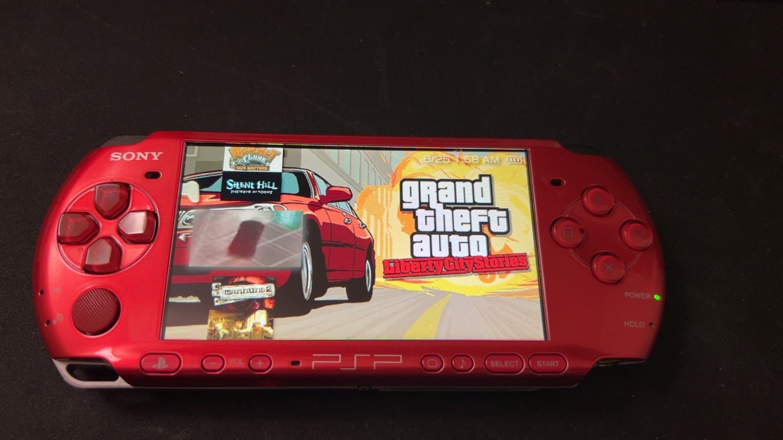 Sony PSP 3000 Handheld Console Red Please Read Description ￼
