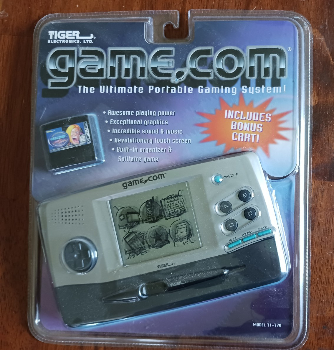 NEW Game Com Handheld Video Game Console Portable Tiger Electronics 1998 SEALED