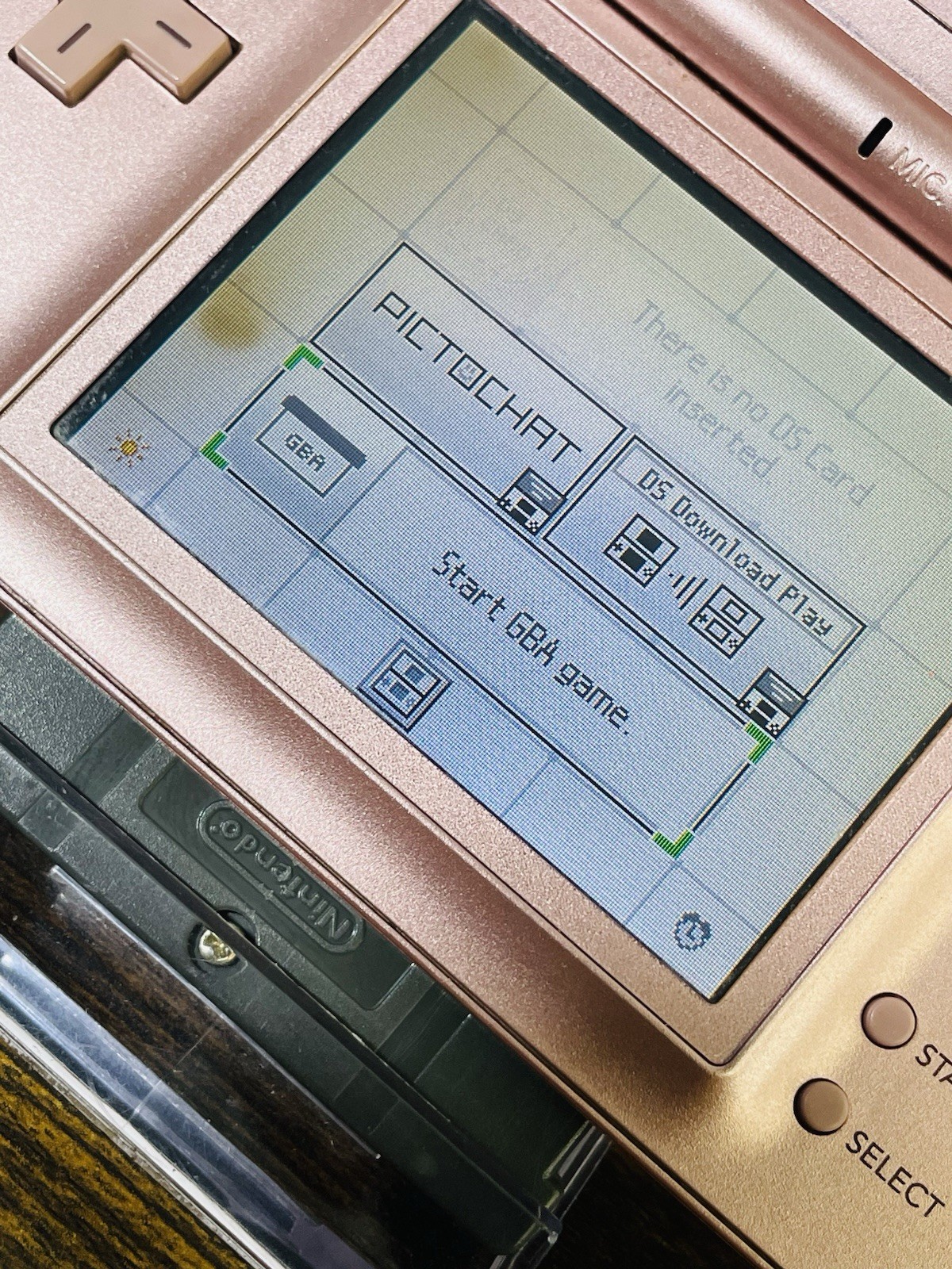 Nintendo DS Lite Pink Handheld Bundle Charger Stylus GBA Player – FOR PARTS READ