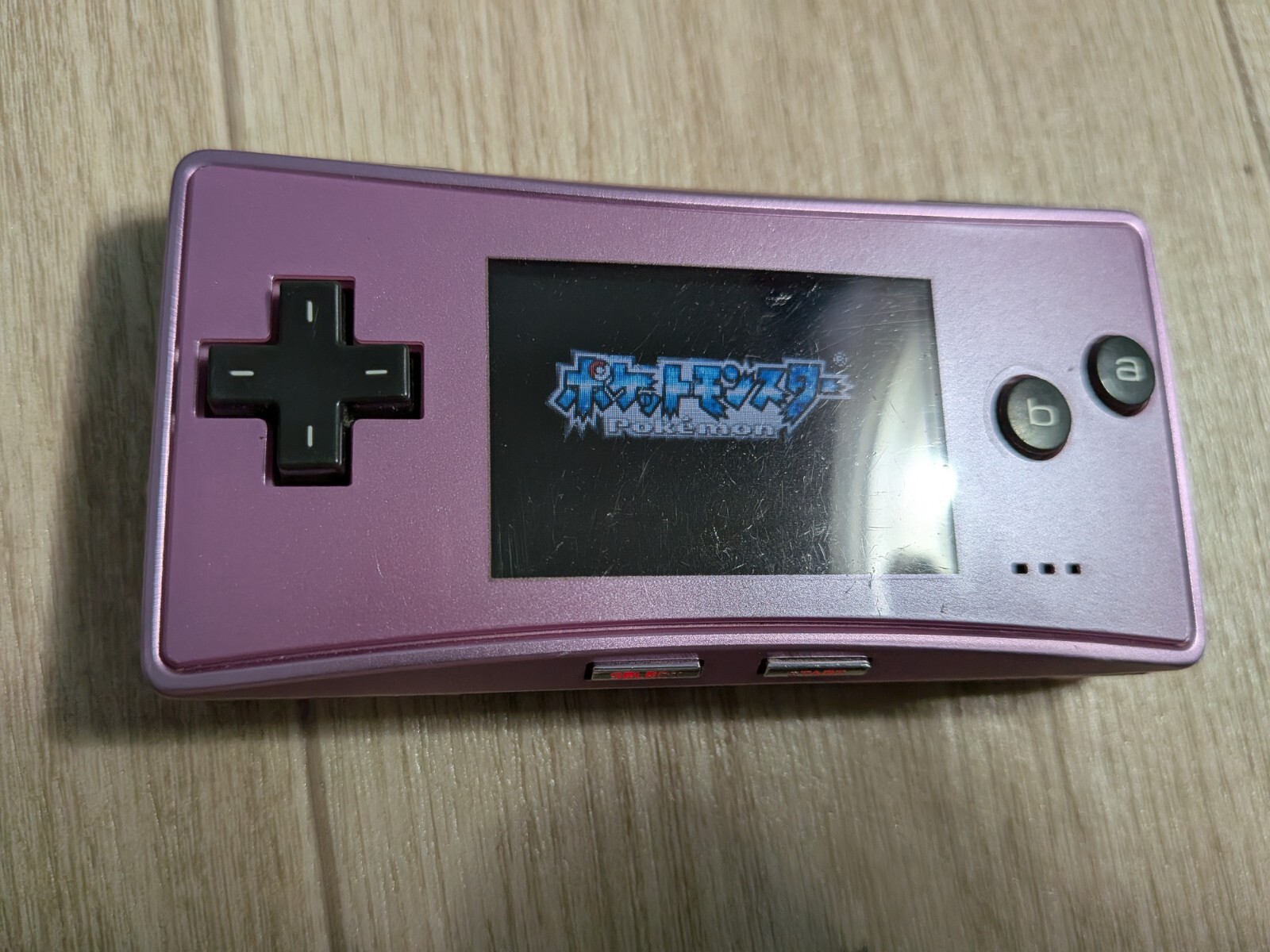 Nintendo game boy micro pink console Tested Work