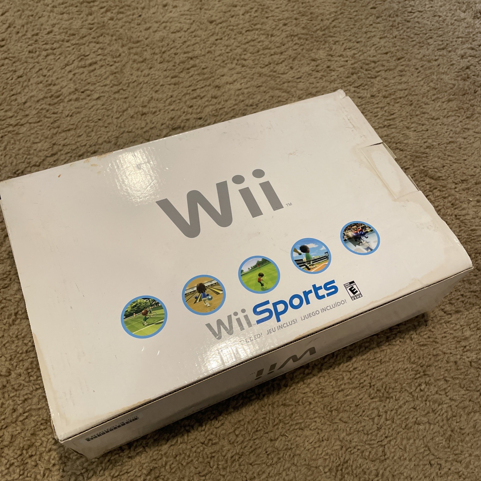 Nintendo RVL-101 Wii Console – White Near Complete In Box “No Wii Sports Game “