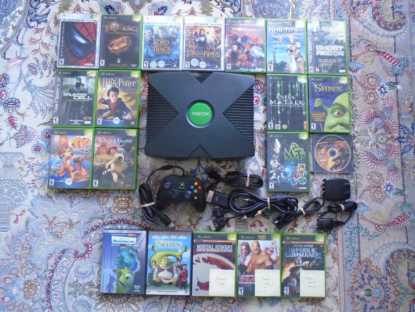 ONE OWNER Original XBOX Console & Game bundle, 15 Games, controller, microsoft
