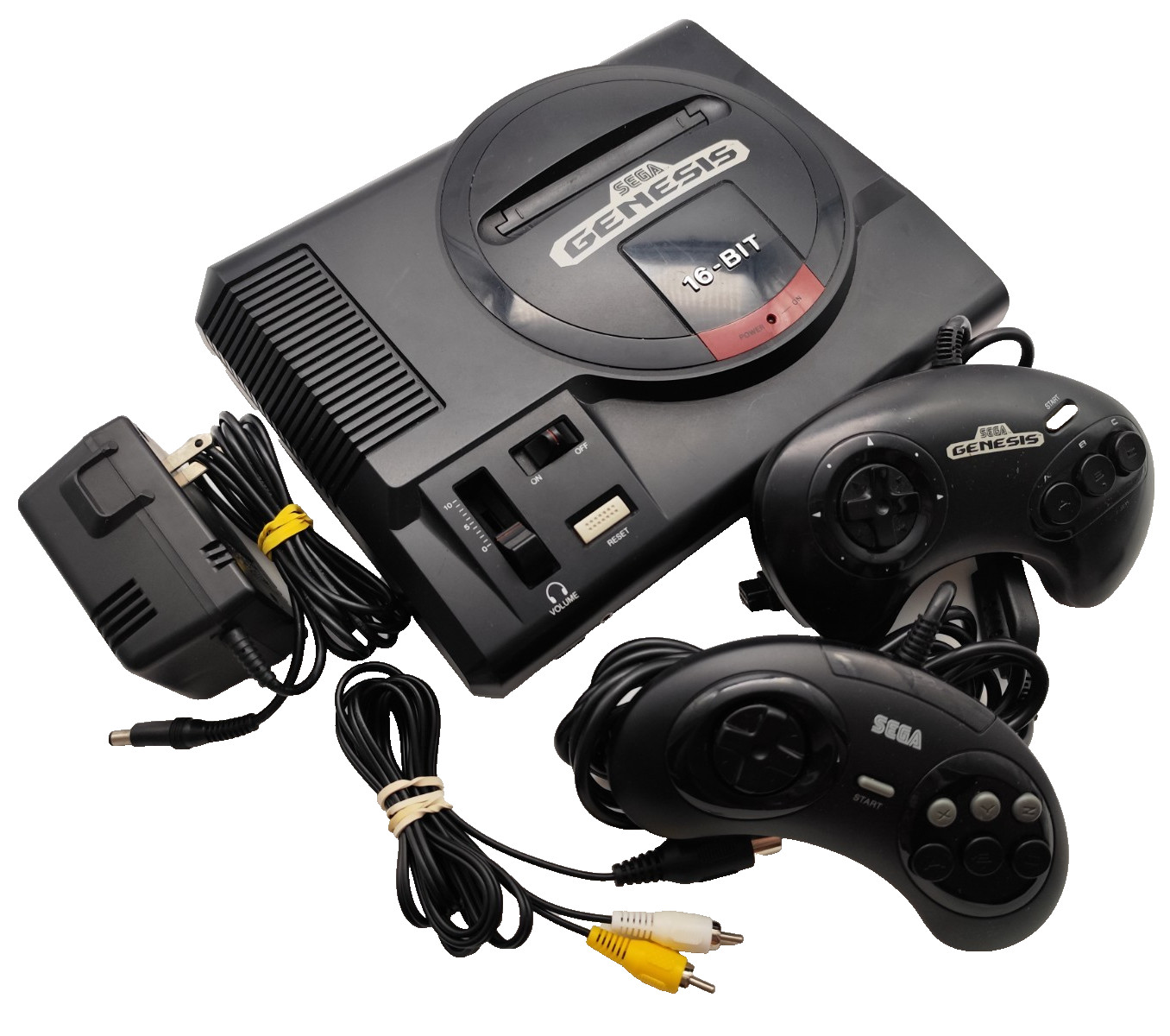 SEGA Genesis Model 1 1601 Console System Bundle – Tested & Cleaned W/ Video!