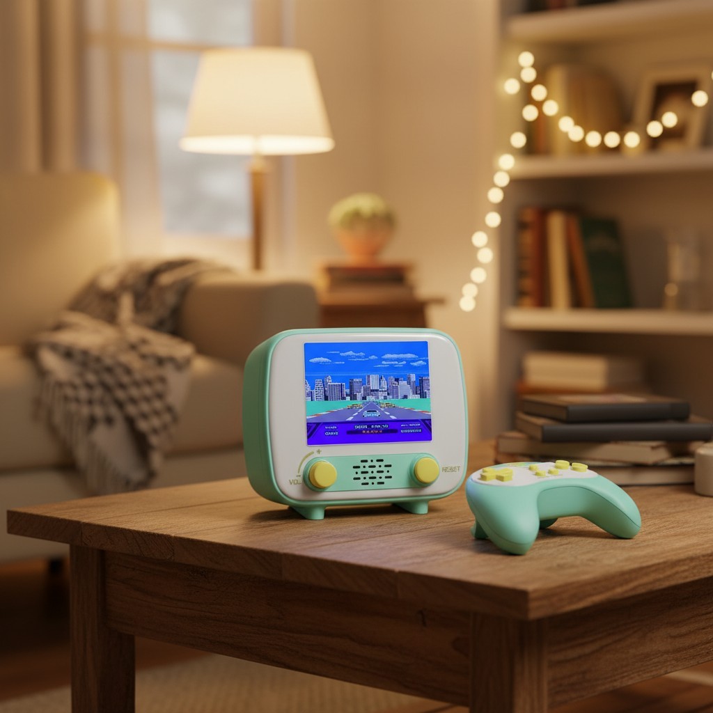 Classic Handheld Game System Promoting Cognitive Engagement for Kids and Adults