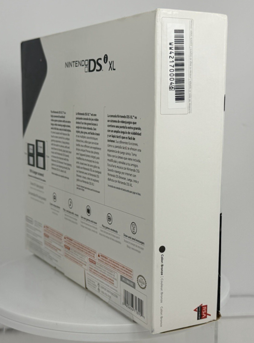 Nintendo DSi XL Bronze Launch Edition – FACTORY SEALED – Handheld Console * Rare