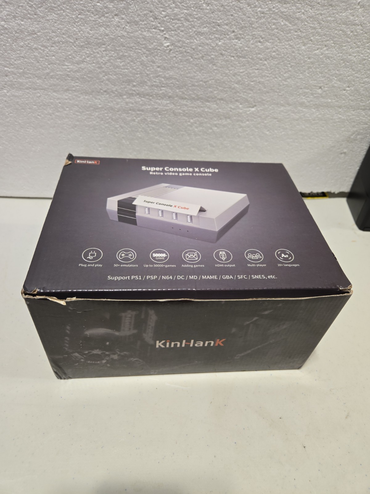 KinHank Super Console X Cube Retro Console 256GB 720p HDMI Wi-Fi Incomplete