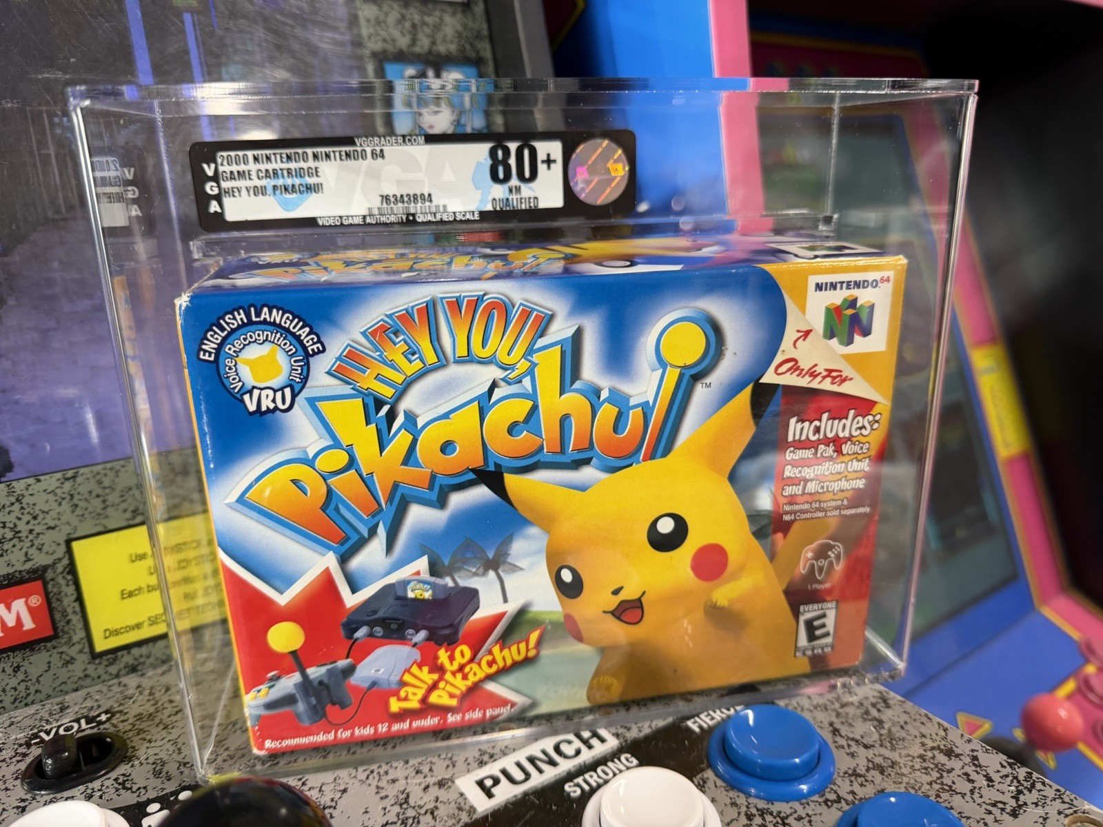 2000 Nintendo N64 Hey You, Pikachu Pokemon Complete CIB Graded VGA 80+ Qualified