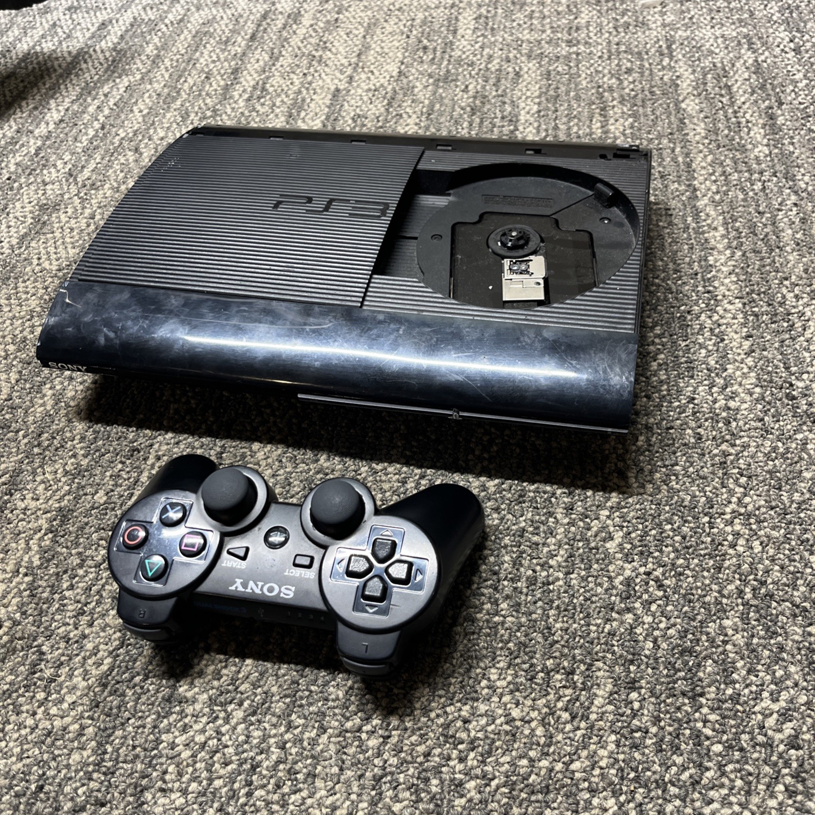 Sony Playstation 3 Console Black PS3 Controller CECH-4001C