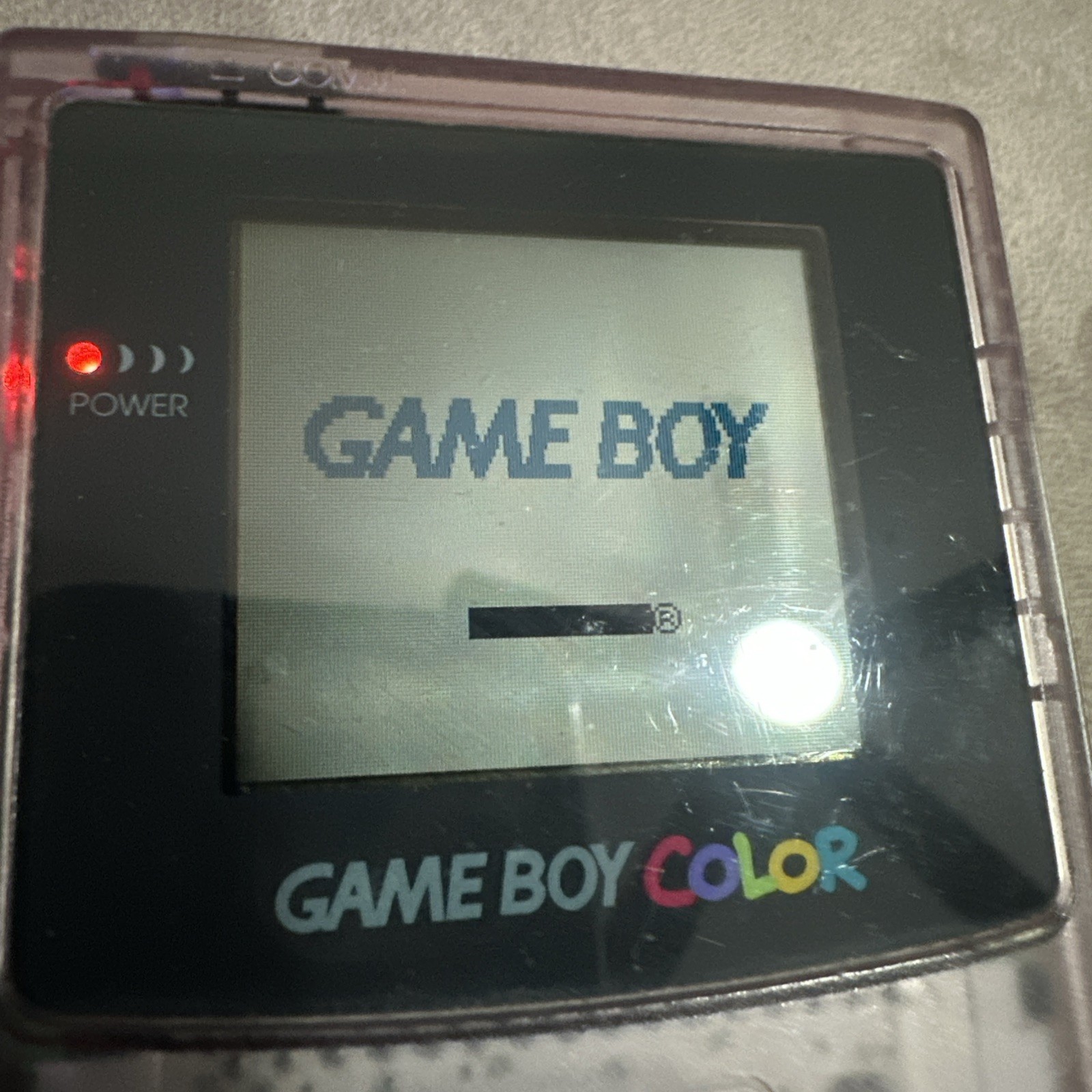 Nintendo Gameboy Color CGB-001 atomic purple . Tested!