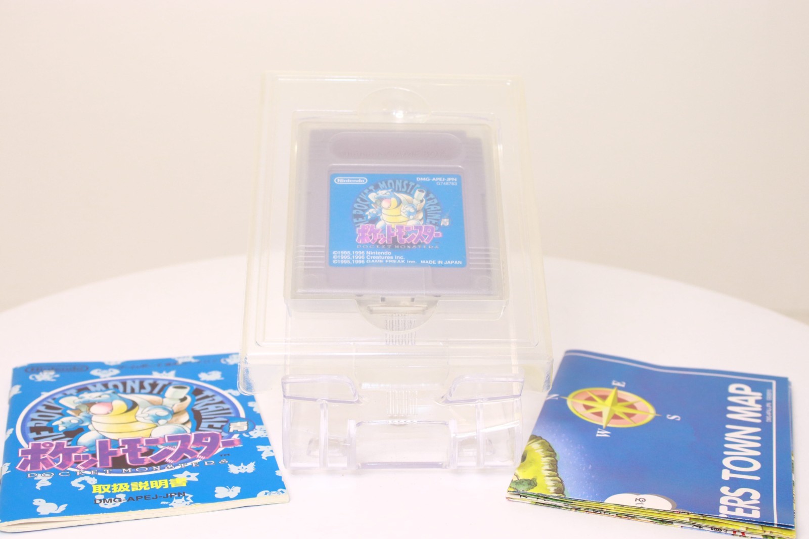 Pokémon Blue Version Game Boy CIB Complete in Box Japan Exclusive Rank:S