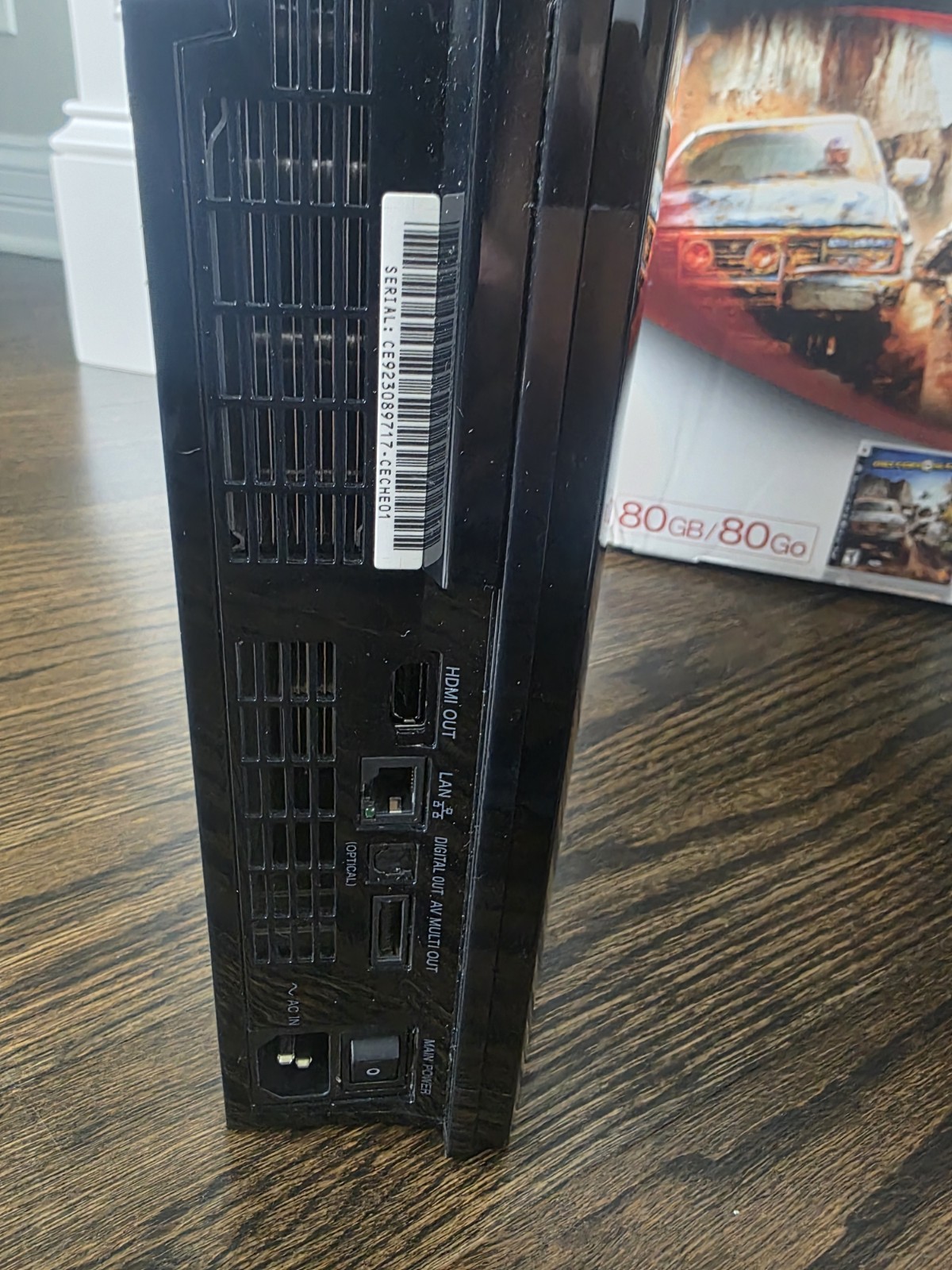 Sony PS3 CECHE01 Console Backwards Compatible 80GB Bundle – In Box 1 Controllers