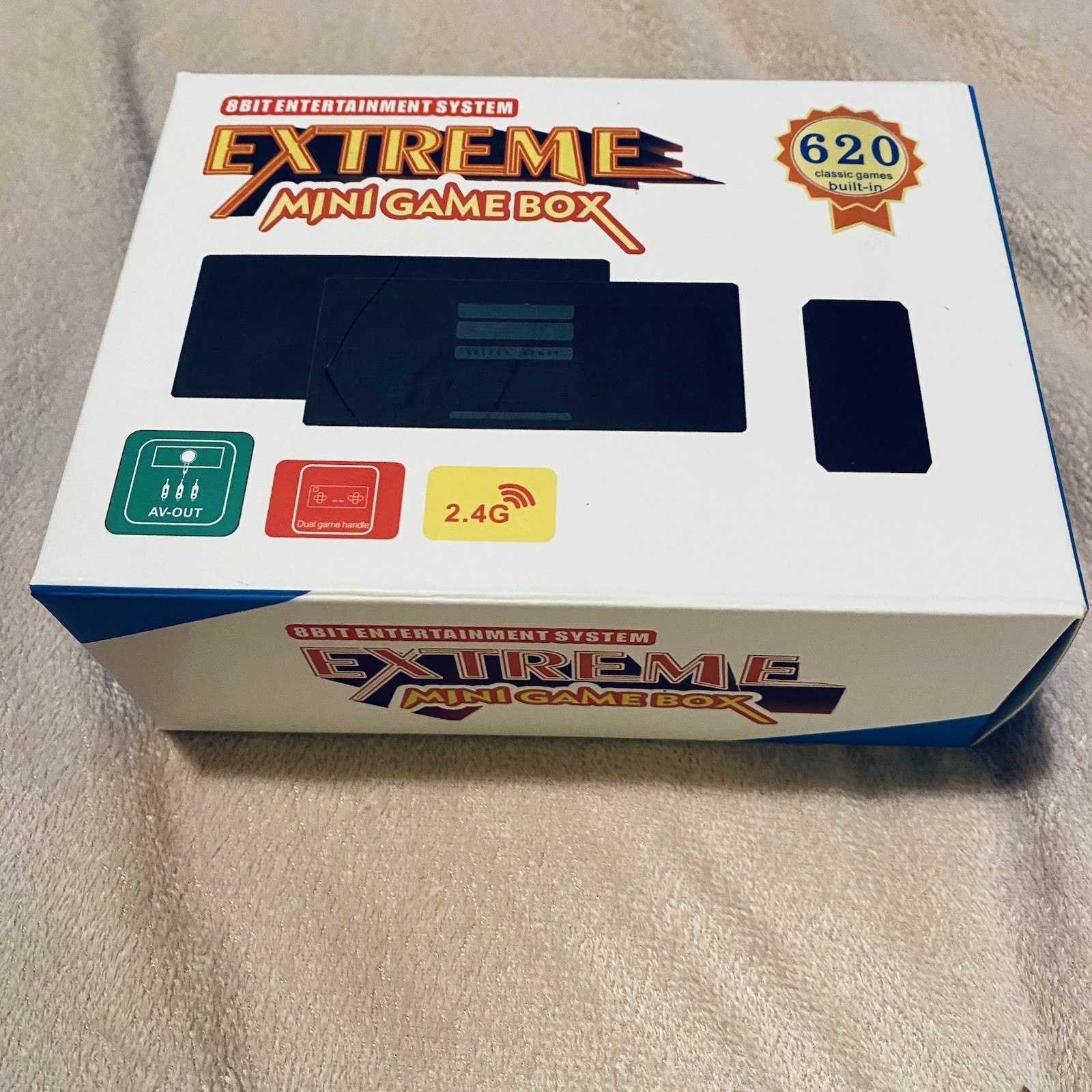 U-BOX Extreme Mini Game Box EMX-40 8Bit Plug & Play 620 Games AV-OUT