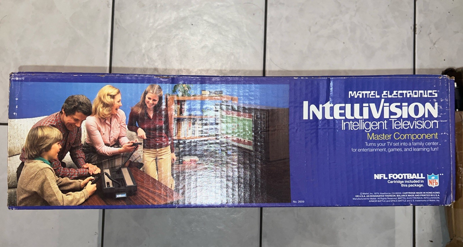 1979 INTELLEVISION CONSOLE MODEL 2609 WITH 16 GAMES See Photos NICE!!