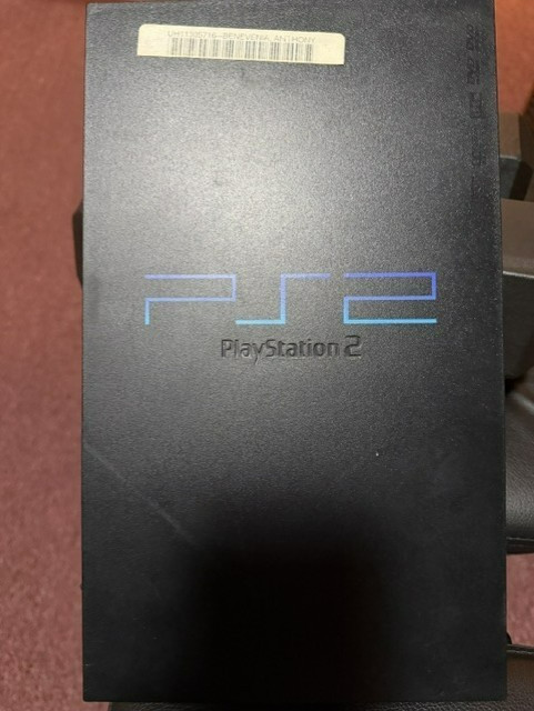 Playstation 2 PS2 Fat Black Game Console with Games