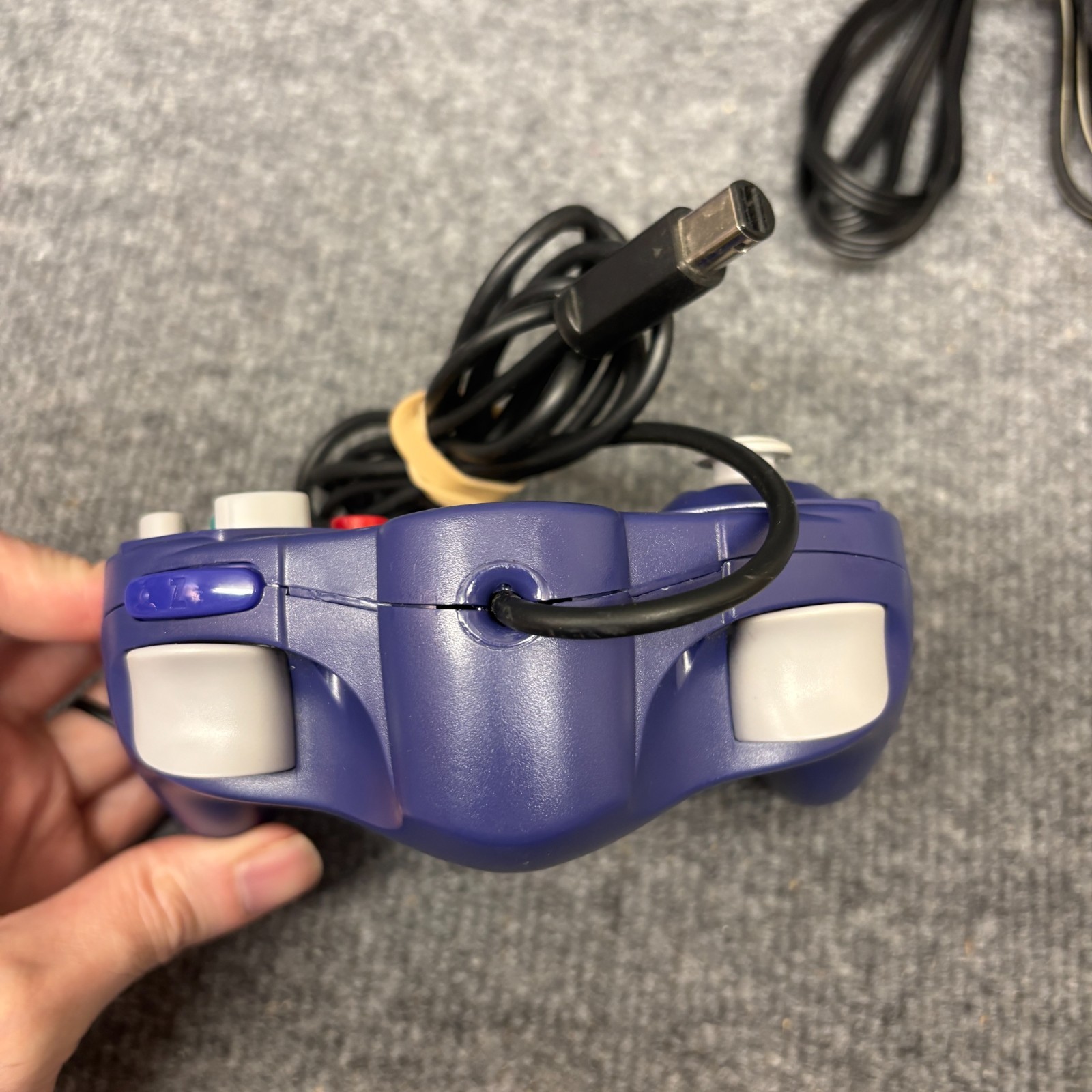 Nintendo GameCube DOL-001 Indigo System Console w/ Controller & Cords Tested
