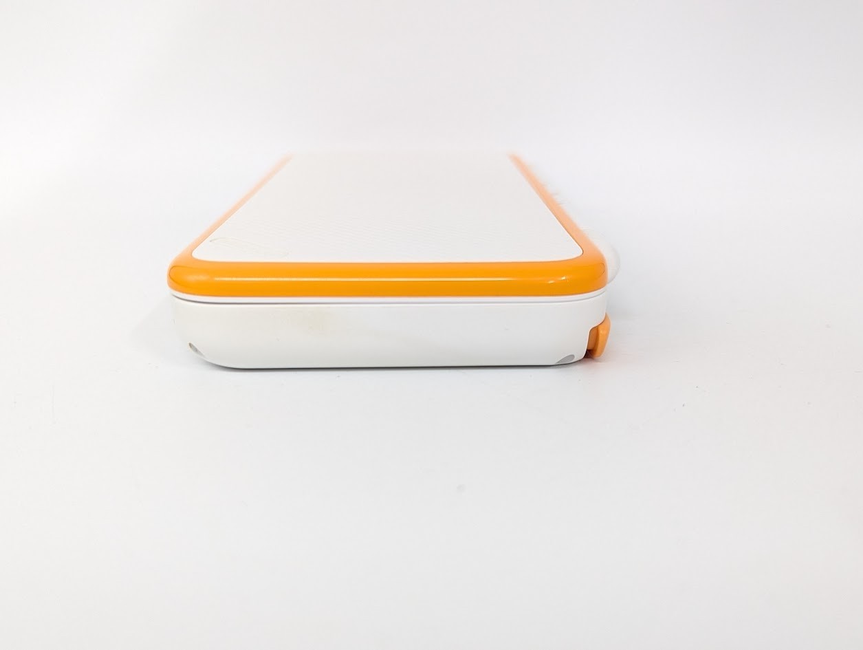 B7031 Nintendo new 2DS console LL XL White x Orange w/pen memory 4GB fx