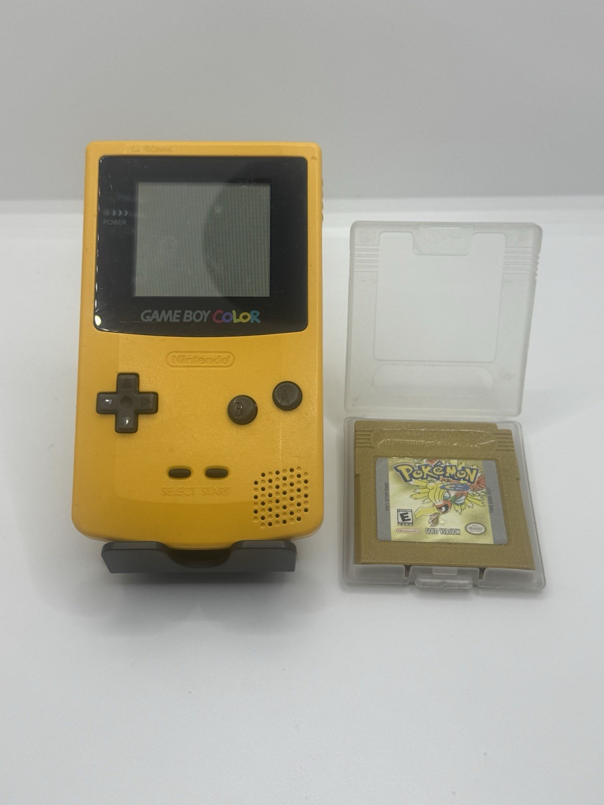 Nintendo Game Boy Color Console GBC CGB-001 – Dandelion Yellow & Pokémon Gold