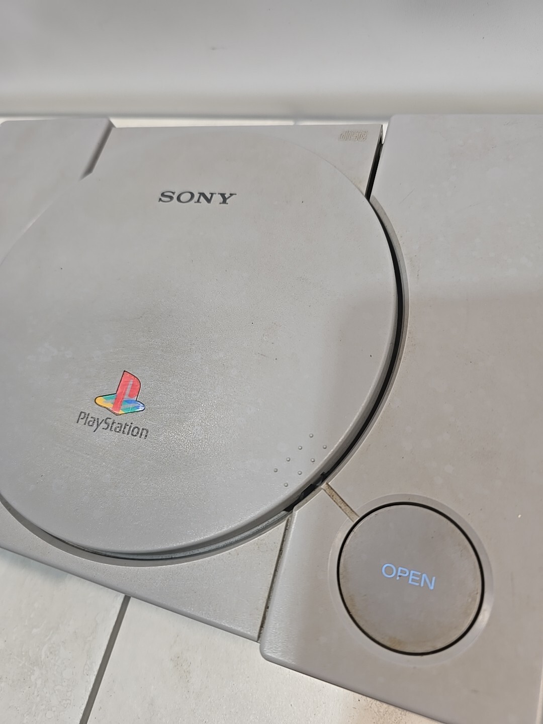 Sony PlayStation 1 Console (SCPH-9001 ) PS1 w/ Controller, Cables, and 1 Game