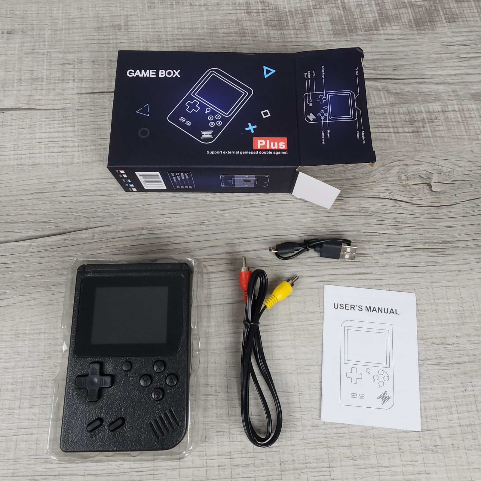 Game Box Plus Handheld Console – Retro Gaming System w/ 400 Preloaded Games NEW