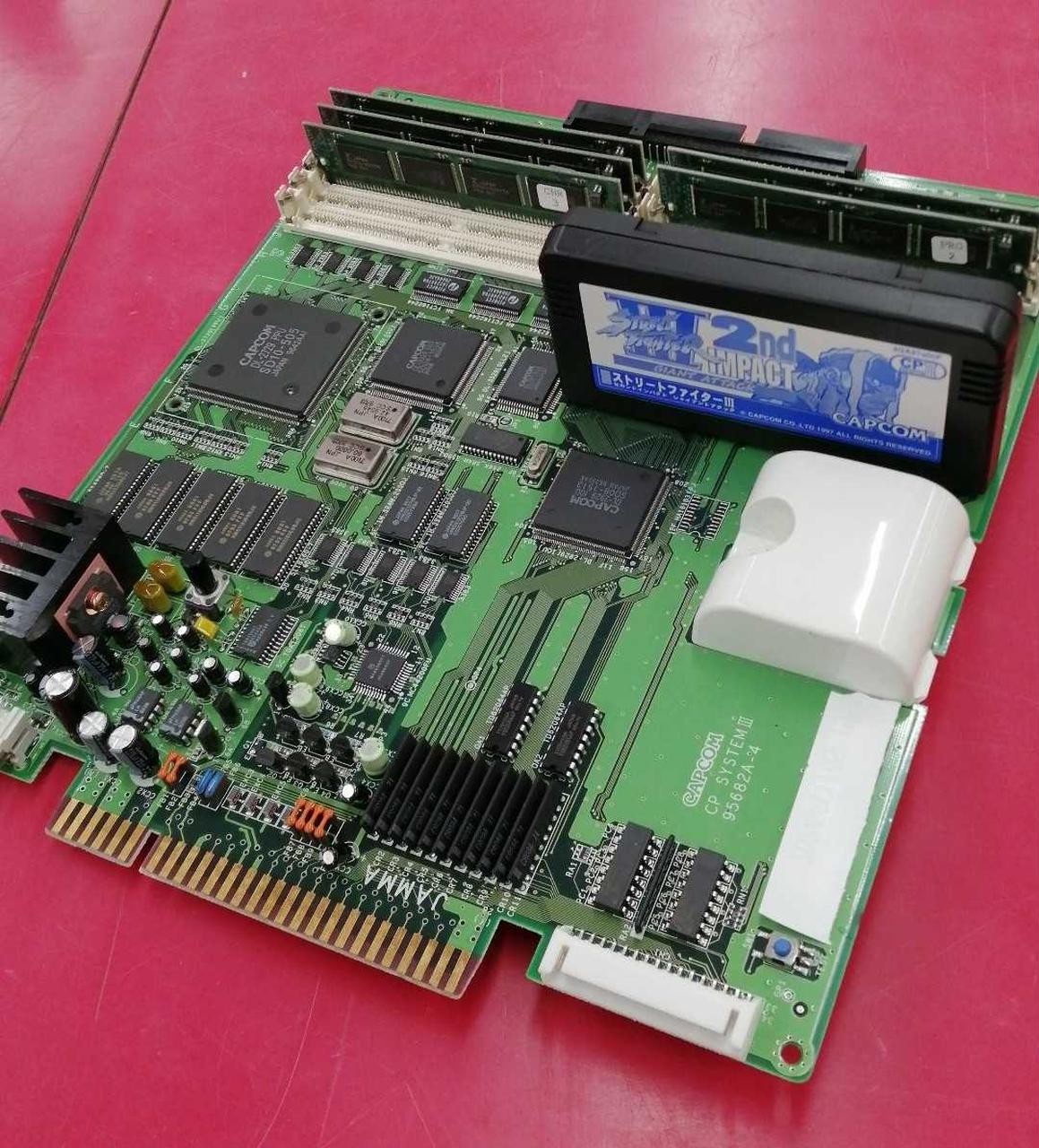CAPCOM Street Fighter III 2nd Impact CPS3 Arcade PCB Set TESTED WORKING JAPAN