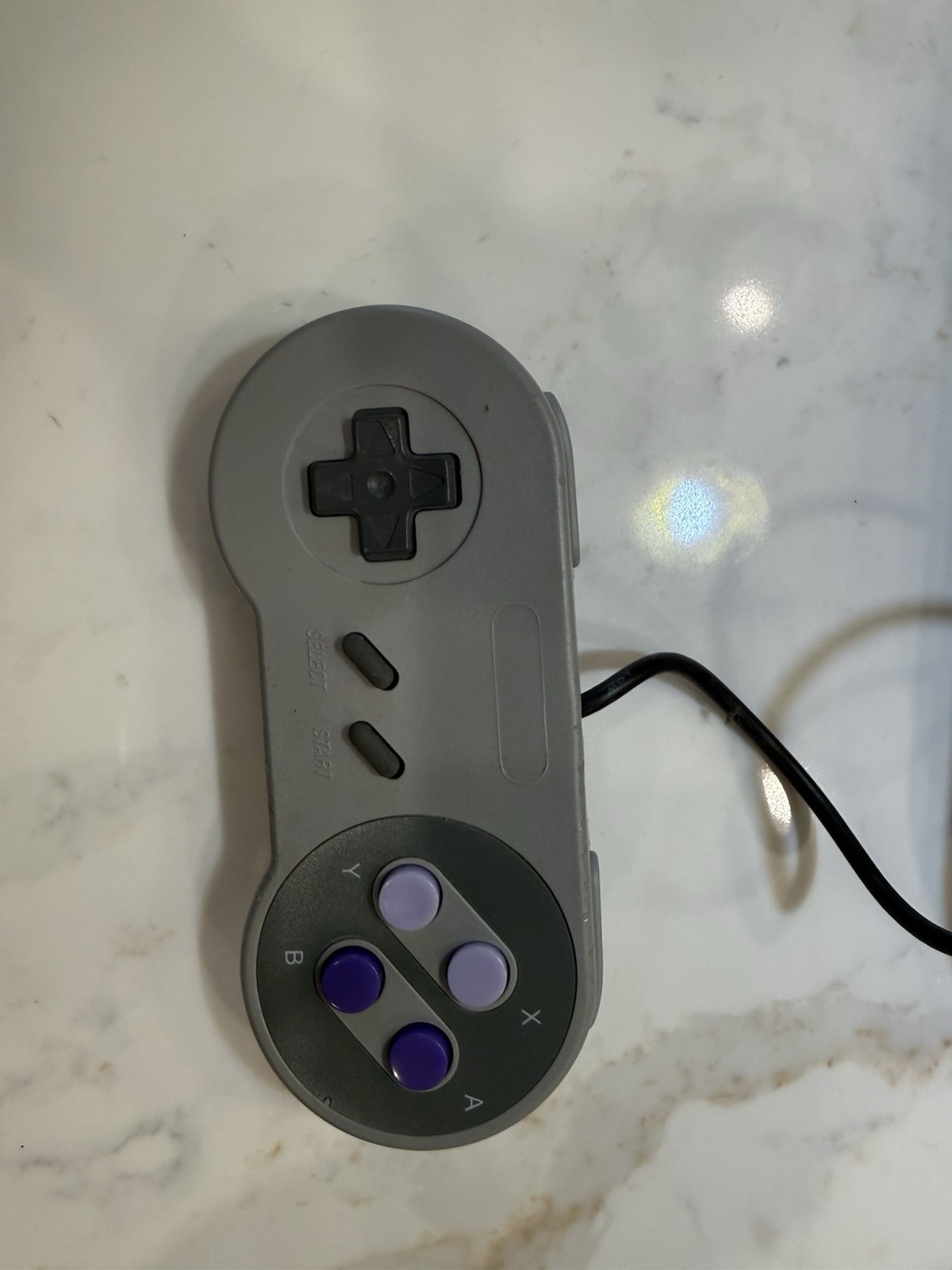 Hyperkin SupaBoy S Handheld SNES Console Gray with Controllers & Composite RCA