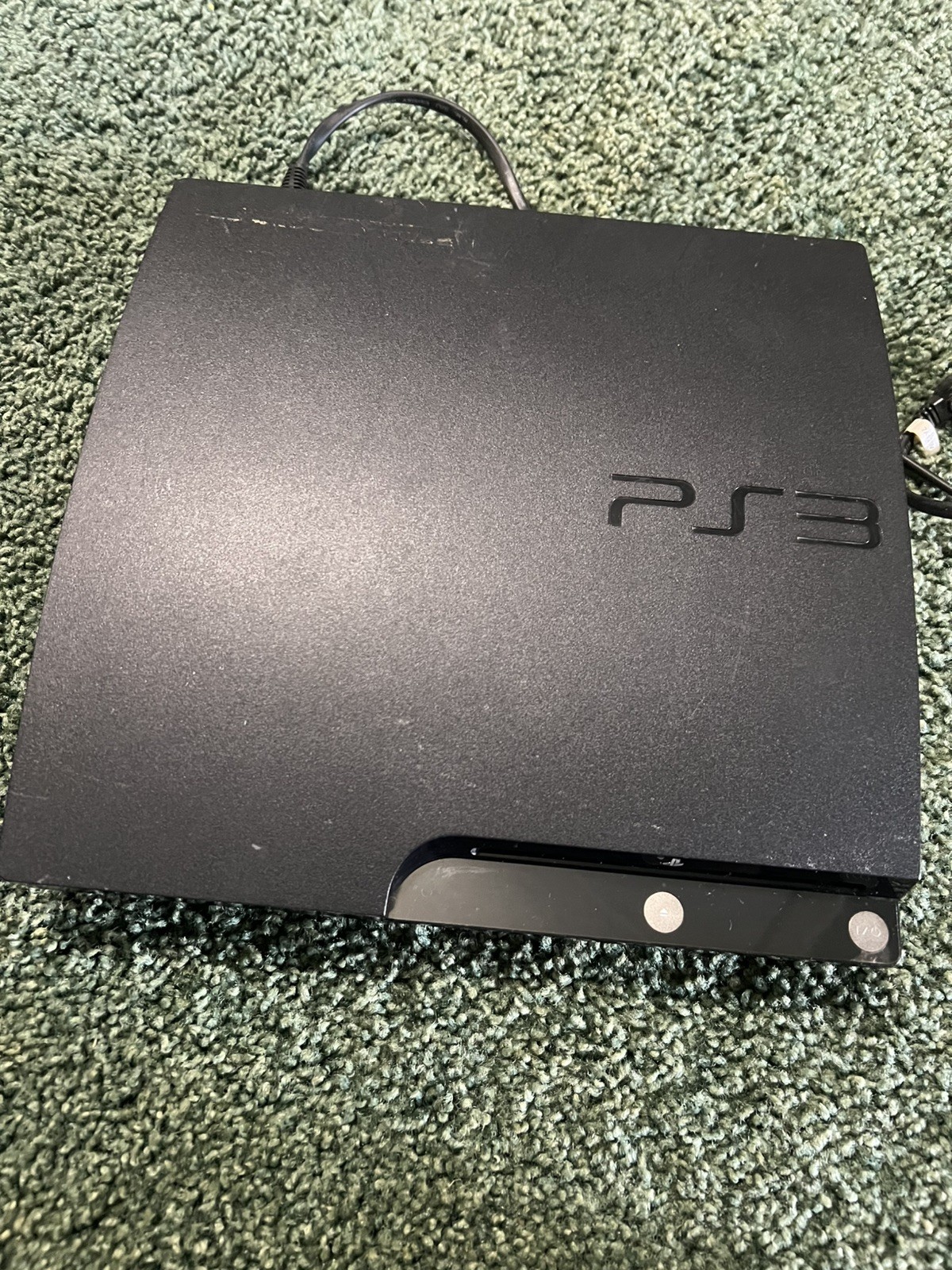 Sony PlayStation 3 Slim 120GB CECH-2101A Console PS3 Tested & Works /power cord