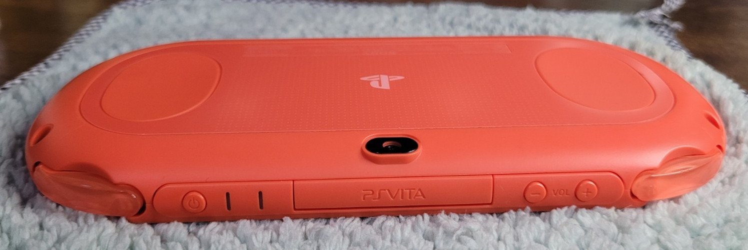 PlayStation Vita 2000 Orange Console PS Vita Slim Tested Working English Set