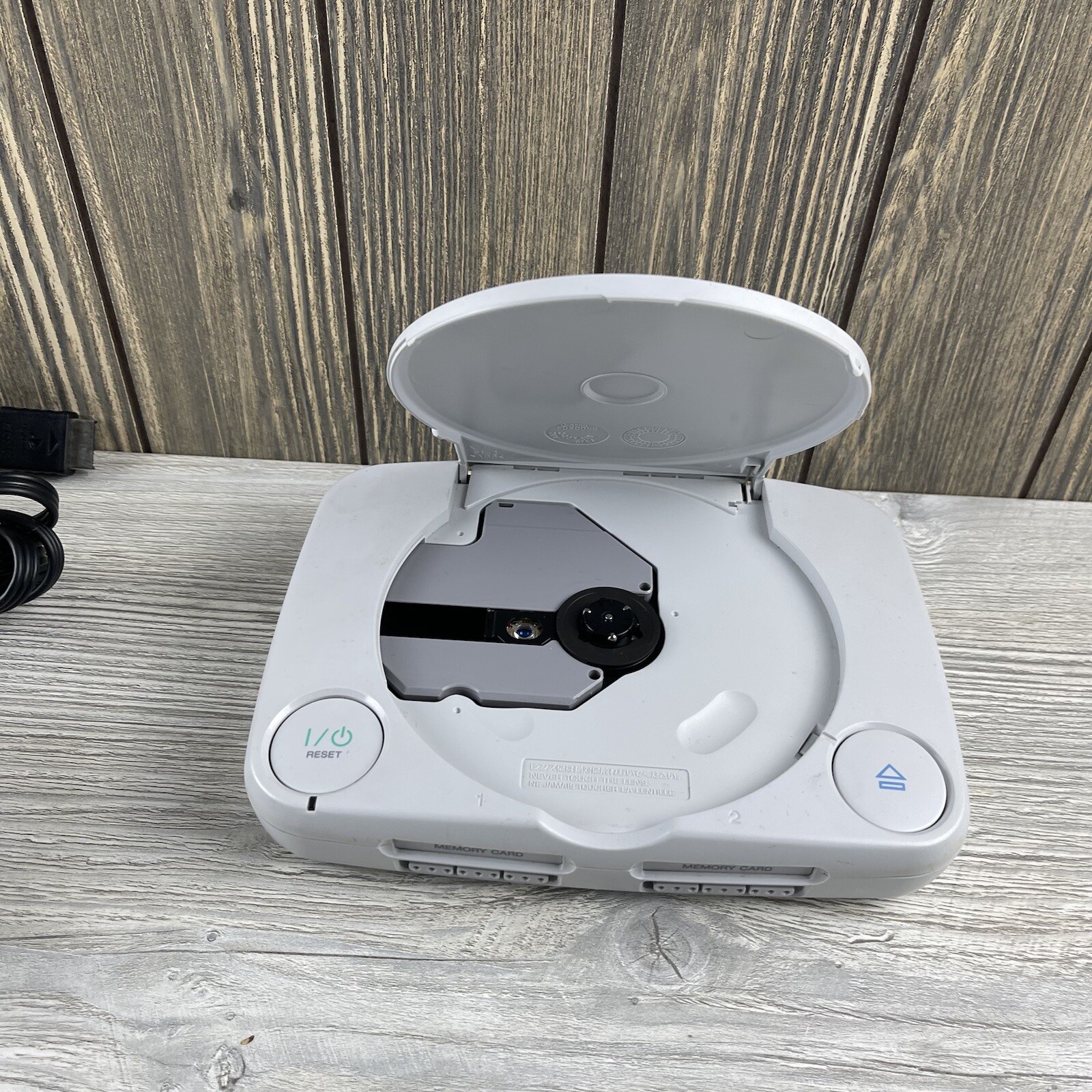 PlayStation PS one PS1 SCPH-101 Console Controller, And Power Cable Tested