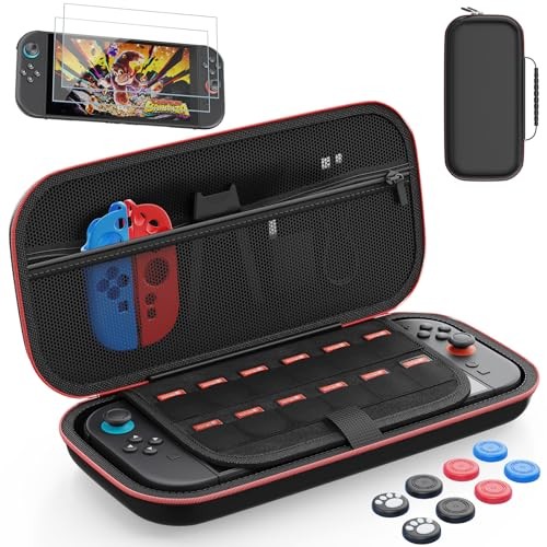 Storage Case for Switch 2 (2025 Model) 7.9-inch Screen Includes Tempered Film