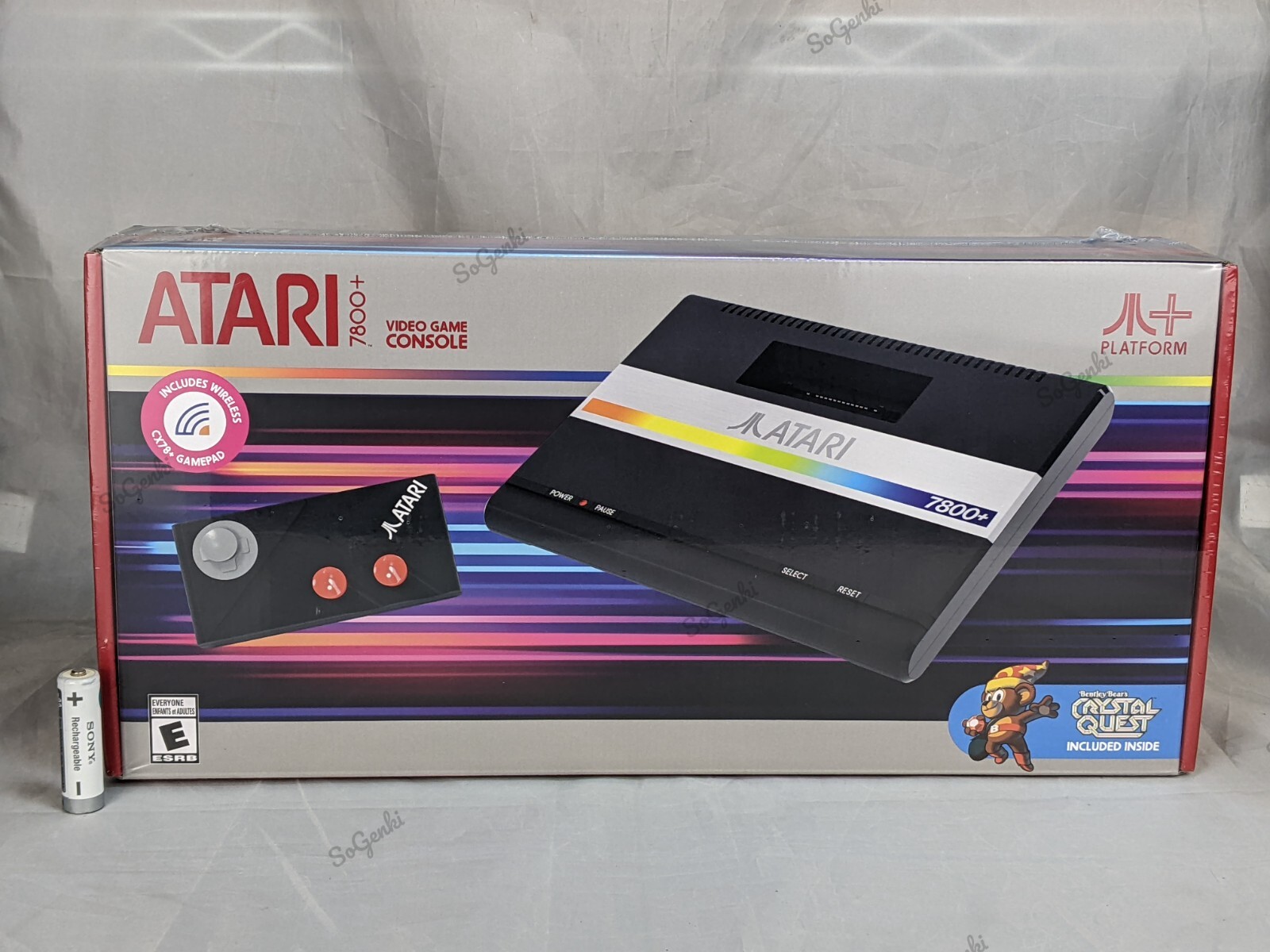 Official Atari 7800+ Console Mini & Wireless Controller HDMI Play 2600 too