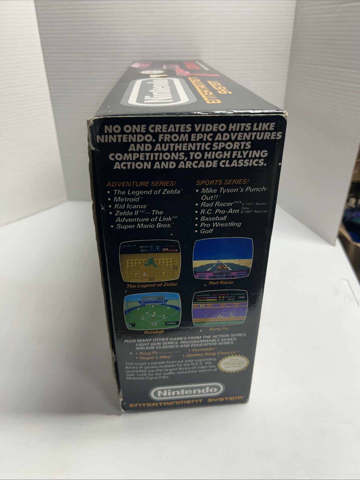 Nintendo NES Action Set Console Complete in box Box Is In Great Shape Tested