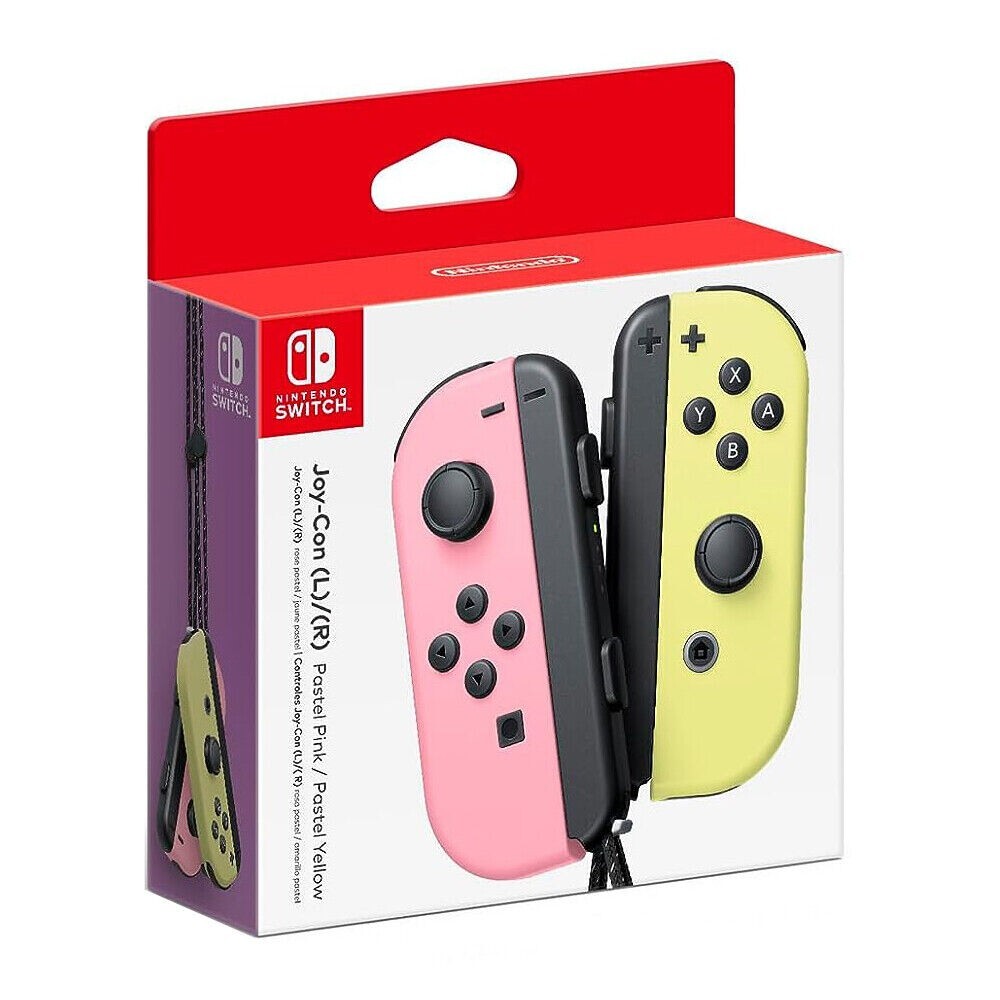 Joy-Con (L)/(R) – Nintendo Switch – Pastel Pink/Pastel Yellow Official New!