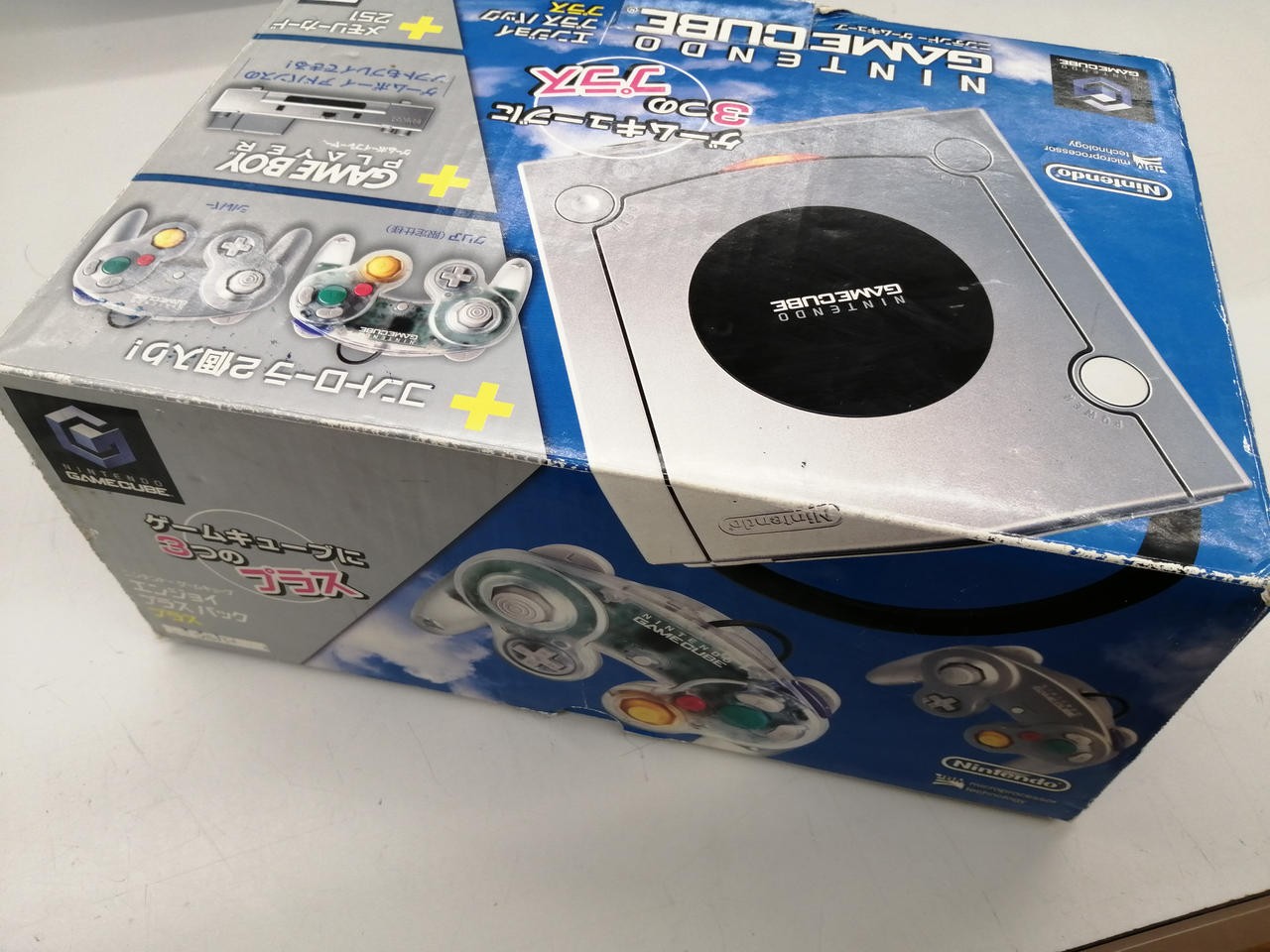 Nintendo GameCube Enjoy Plus Pack Silver Console Game Boy Player Boxed