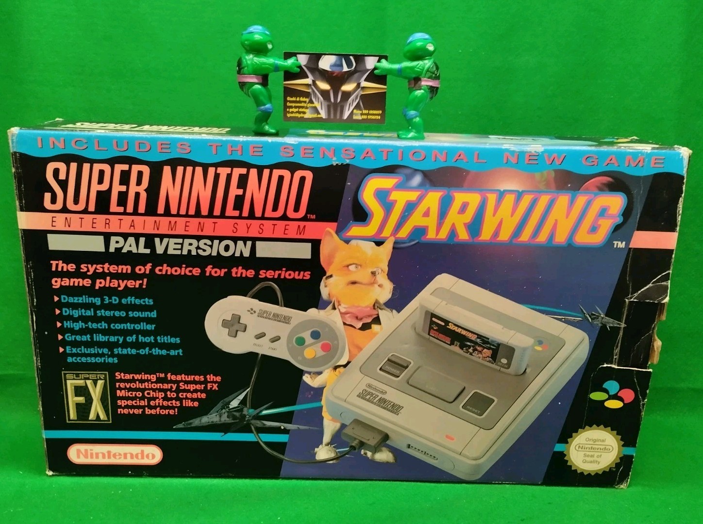 SNES SUPER NINTENDO STARWING Edition, SNSP-UKV SNSP-001 A Pal Version 1992 Japan