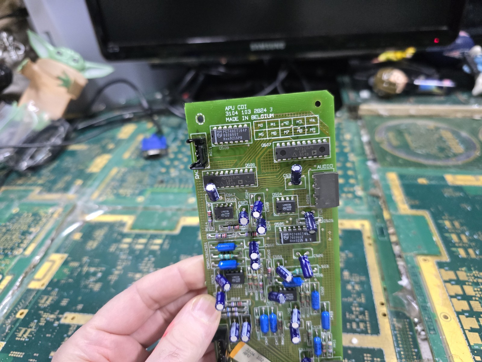 Philips CDI 910 EXACT APU CDI Board-Not Tested-Intact-PARTS-READ ALL