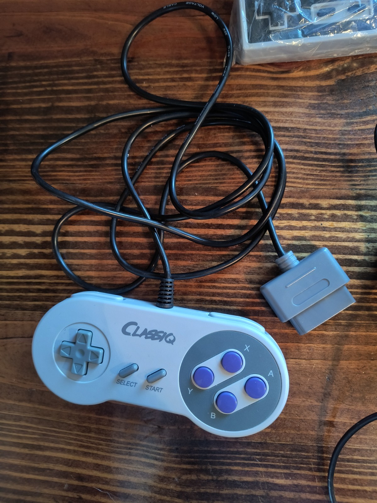 Old Skool Classiq NES SNES Gray Purple Home Console Composite RCA DC IN