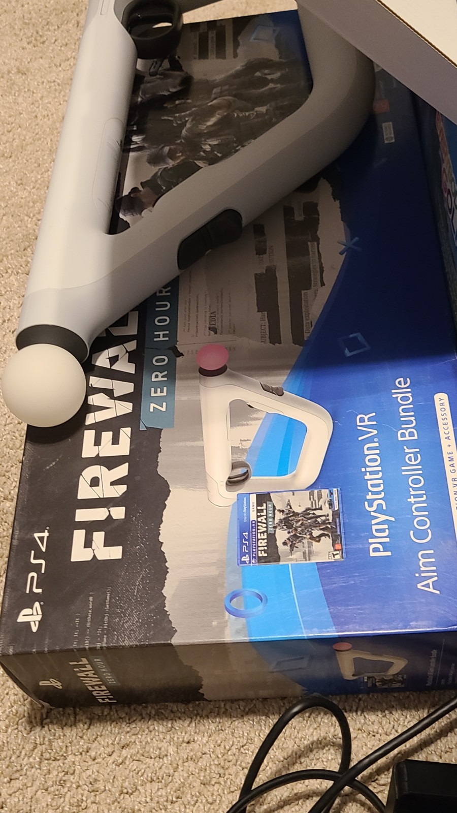 PSVR 1 Bundle With Games, Aim Gun, Headset, Base, Move Controllers, + All Boxes