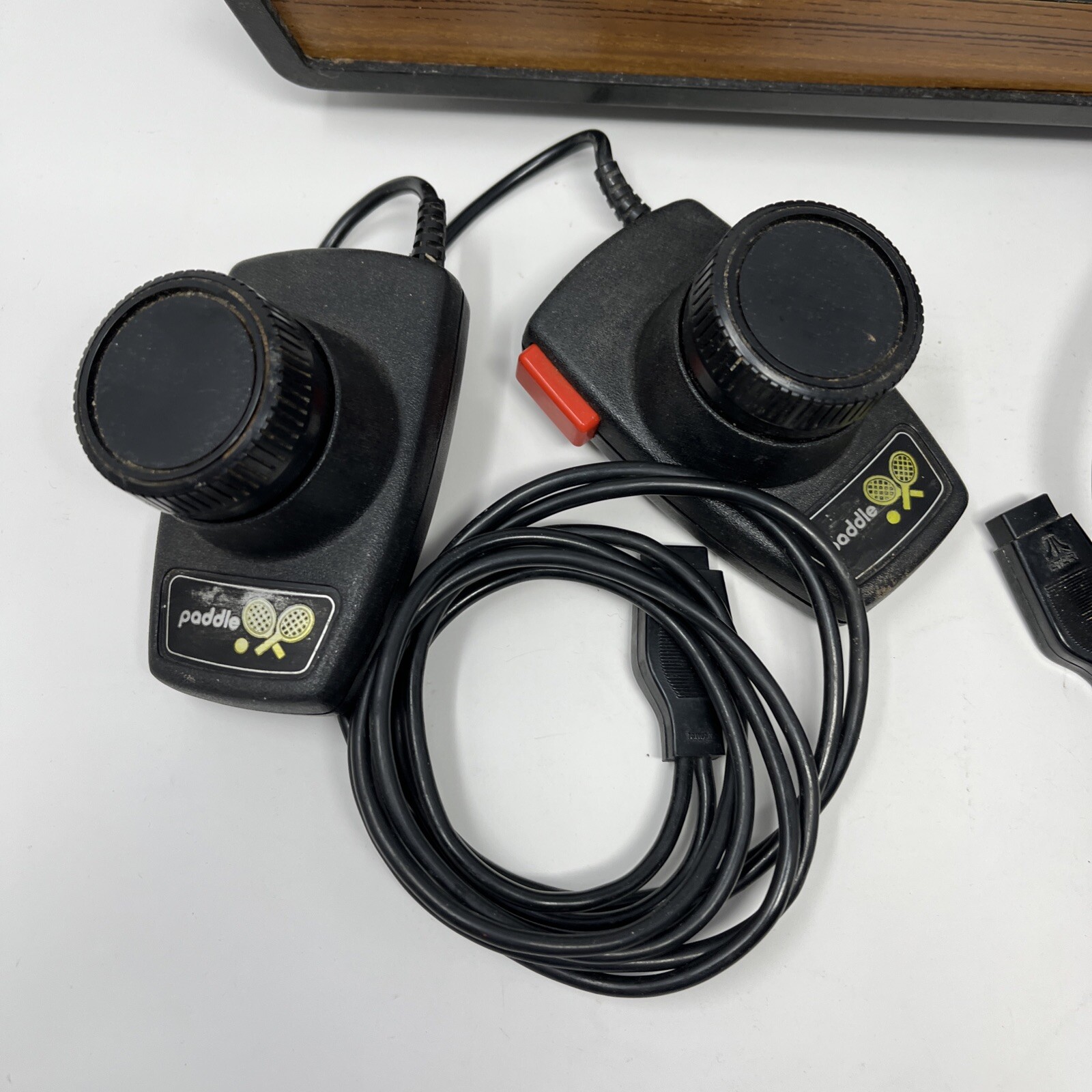 Atari 2600 Console Joysticks Paddles Radio Shack Joystick Gamepad UNTESTED AS IS
