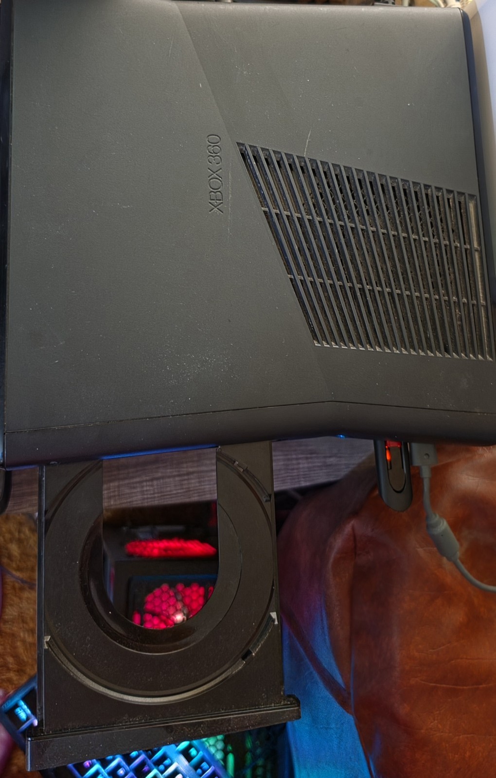 Xbox 360 S Slim Model 1439 Matte Black *Console Only* TESTED WORKING