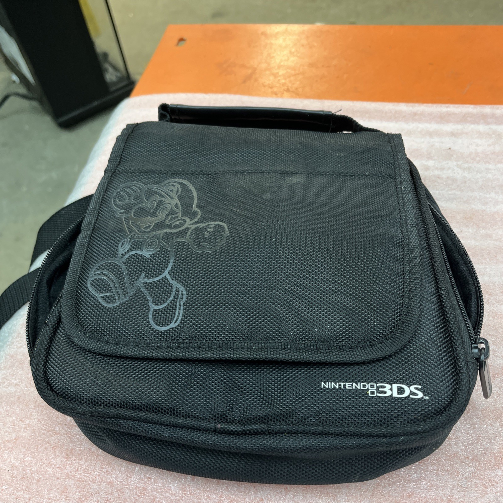 Nintendo DS Lite Handheld System Cobalt Blue/Black with Nerf Case And Carry Bag