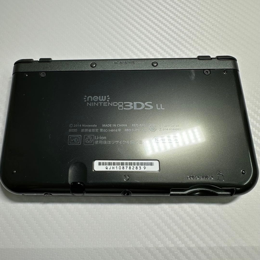 New Nintendo 3DS LL Metallic Black Console w/Cover Japan Tested 6503