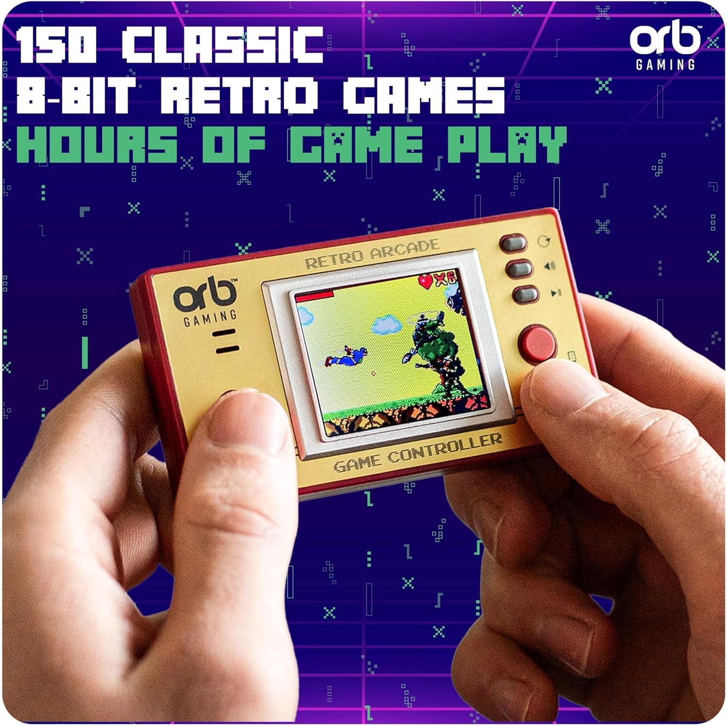 Mini Retro Game Console 150 Built-in Games LCD Screen