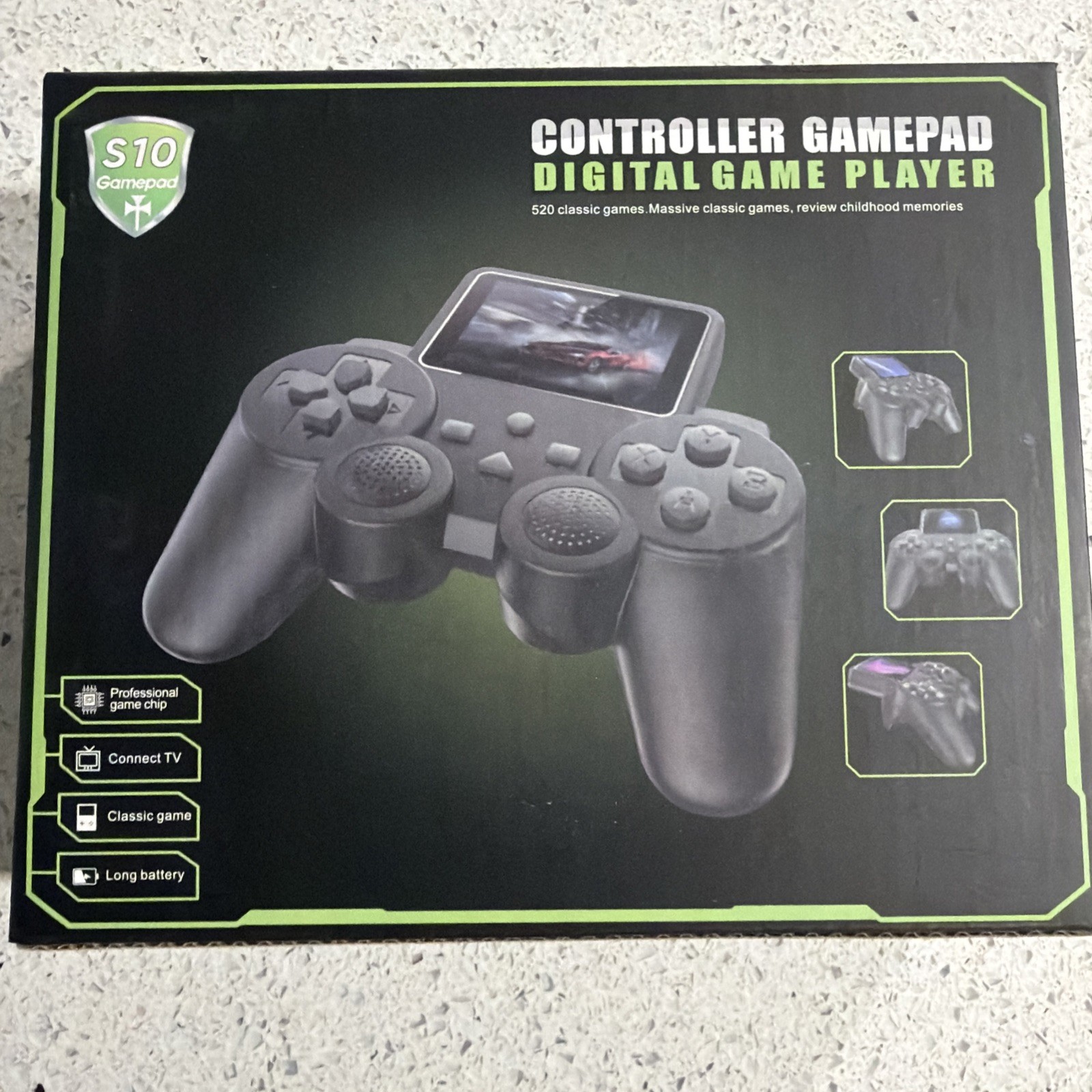 S10 Gamepad Handheld System Black HDMI HD Color Screen Rechargeable 320×240