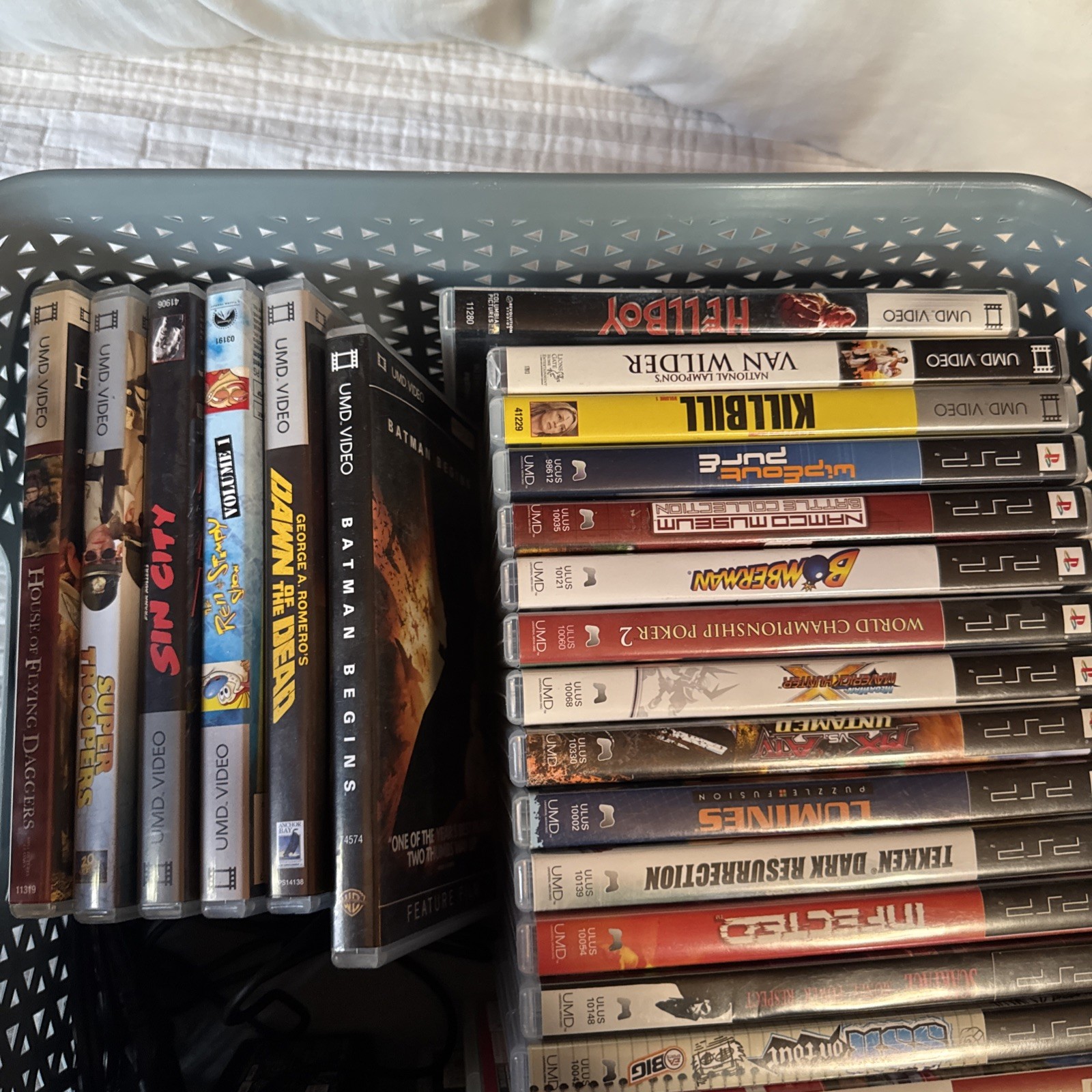 Sony PSP-1001 Handheld Console Bundle – Upgraded 128GB + 19 Games + 9 UMD Movies