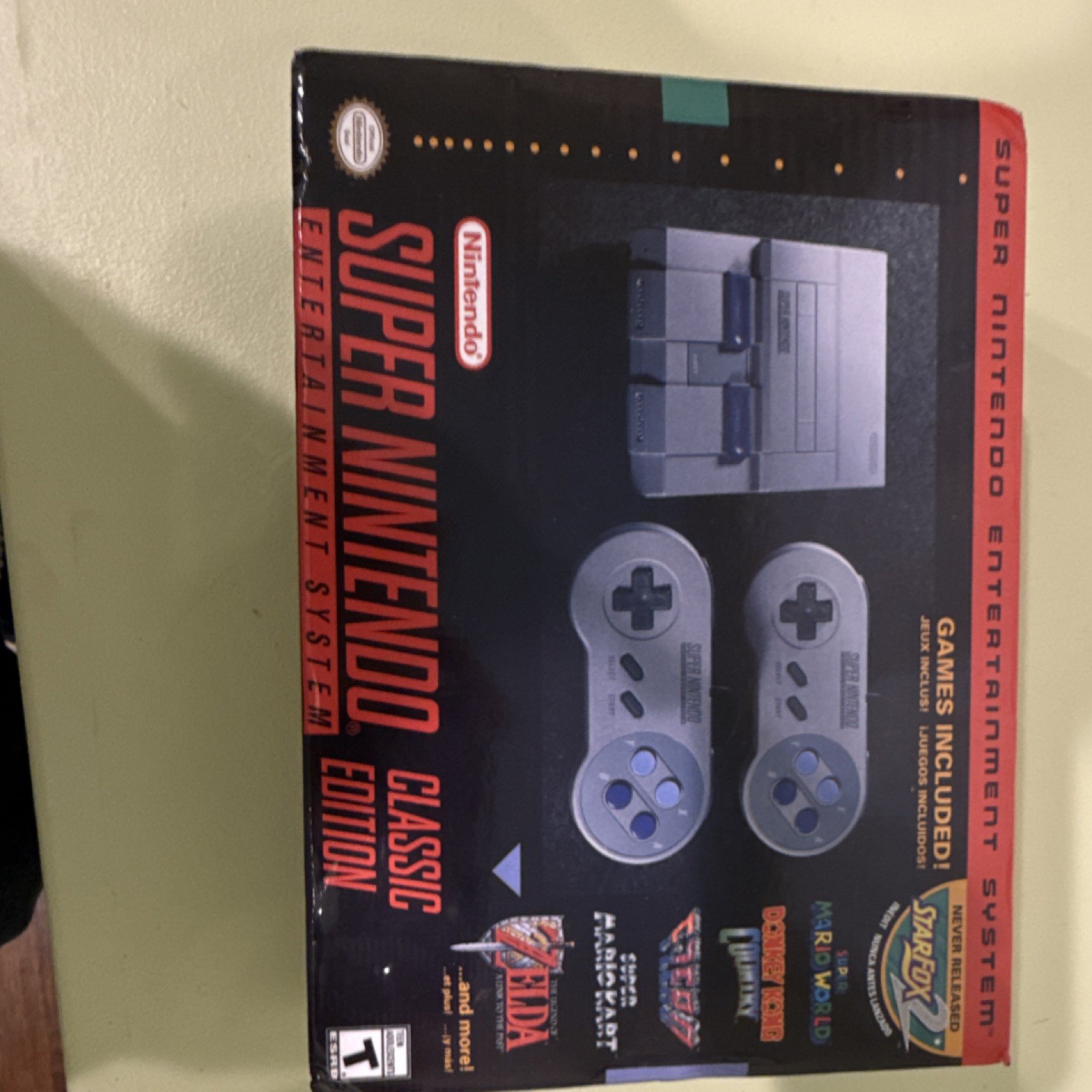 Nintendo Super NES Classic Edition Gray HDMI Console with Controllers