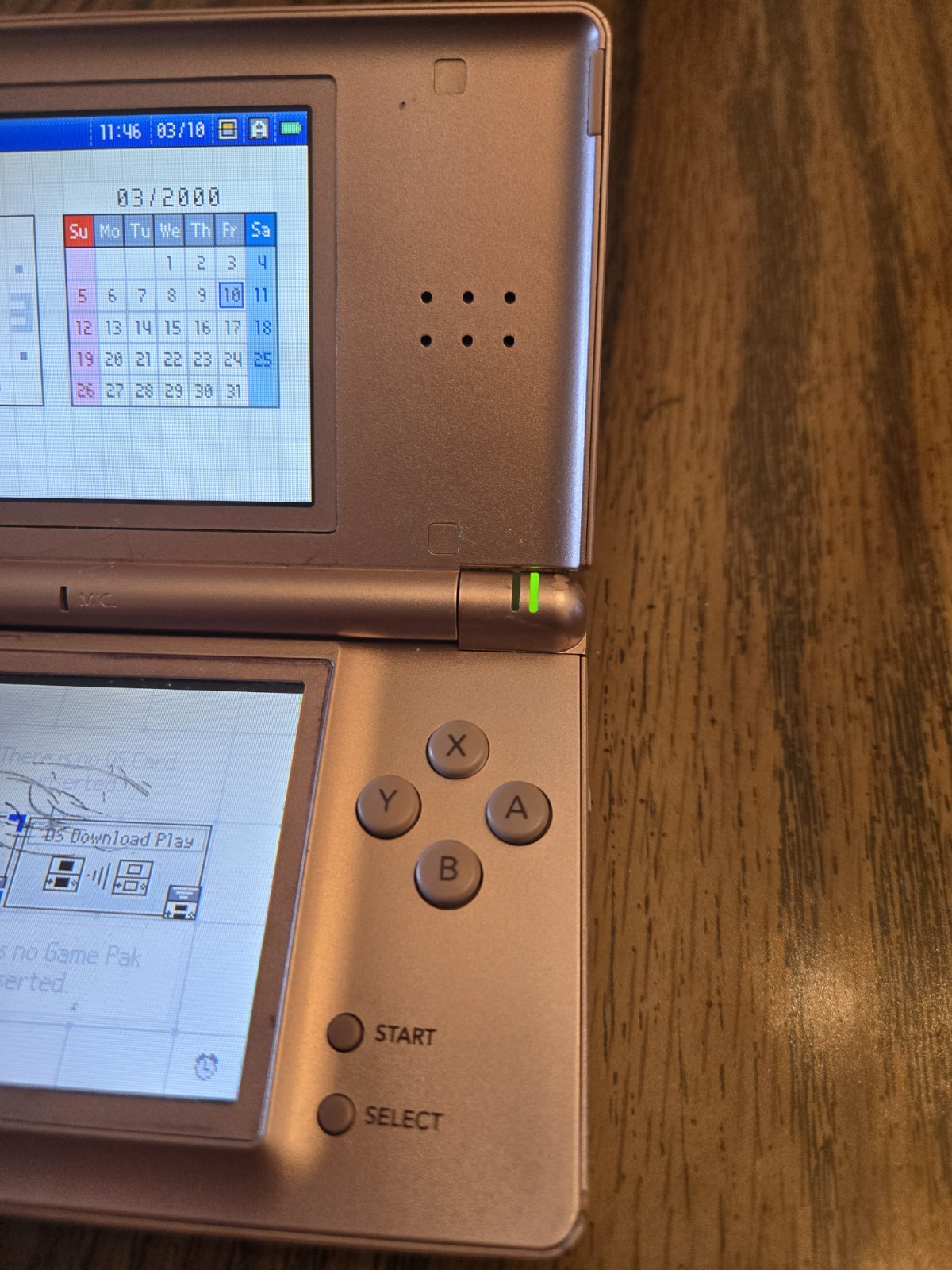 Nintendo Ds Lite Metallic Pink, Console Only, No Stylus No Charger TESTED WORKS