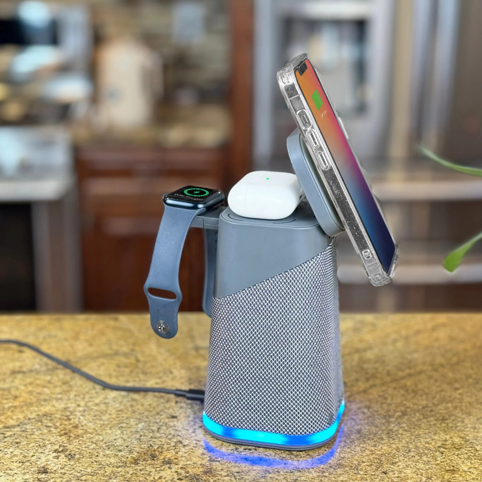 Charging Station with Bluetooth Speaker